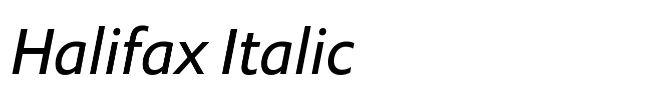 Halifax Italic